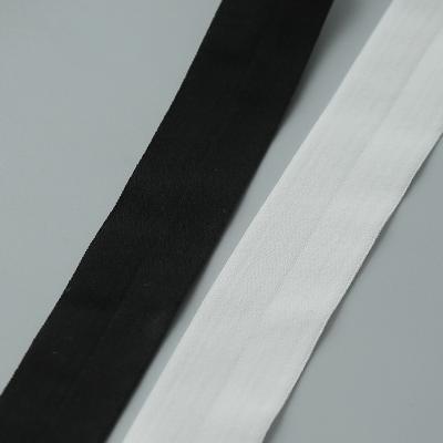 China White Black Elastic Underwear Tape For Elastic Foldable Tape Seam Sharpening Logo for sale