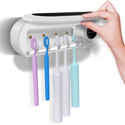 China 360 SECOND Timer Toothbrush Sterilization and Disinfection Electric Sterilizer Wall Mounted Box Automatic UV-C Remover LED Smart for sale