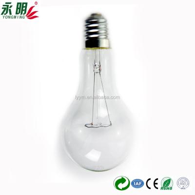 China Incandescent Light Clear Iron Bulb 500w With Reflector Plate for sale