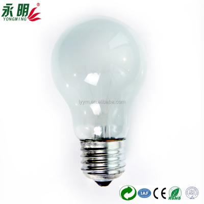 China 24v 60W E27 iron frosted incandescent bulbs for sale