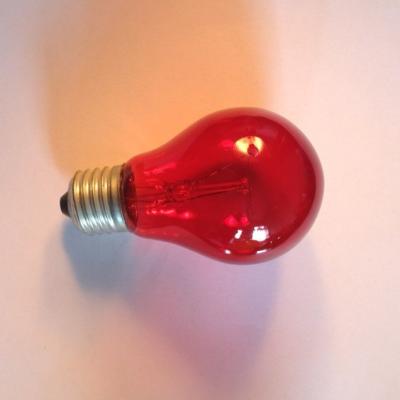 China A60 Decorative Iron Light Bulbs E27 100W Color Light Bulb for sale