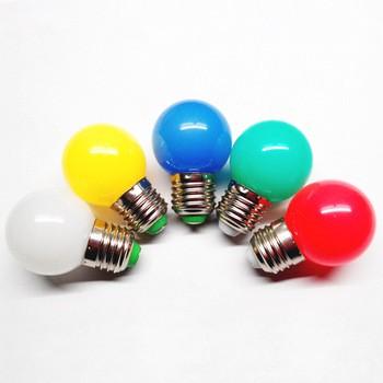 China Decoration Color B22 E27 Base G45 LED Light Bulb For Decoration for sale