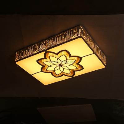 China Smart Crystal Rise Flowers Stepless Dimming High Power LED Modern Ceiling Lamp 36w for sale