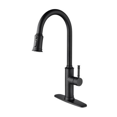 China Modern Single Handle Pull Down Kitchen Faucet With Dual Function Sprayhead (Delivery From USA Warehouse) for sale