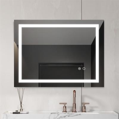 China High Quality Magnifying Bathroom LED Mirror With Touch Buttons Control For Sale for sale