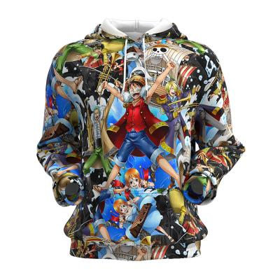 China Anti-Wrinkle Make Your Own Design Cheapest Anime 100% Polyester Sweatshirt Custom Printing Full Hoodie For Sublimation for sale