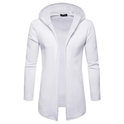 China Anti-Wrinkle White 100 Cotton Cardigan Hoodies No Fit String Urban Style Mens Plain Pullover Customized Customized Logos Regular Sleeve for sale