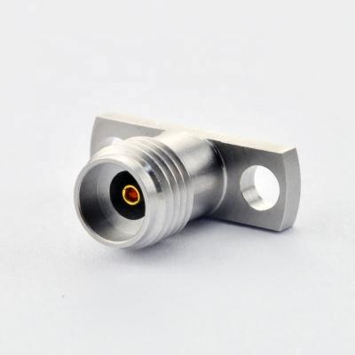 China 2.92mm Female 2 Hole Flange Connectors, Accepts Pin, DC To 40GHz 96-02-9E5-004 for sale