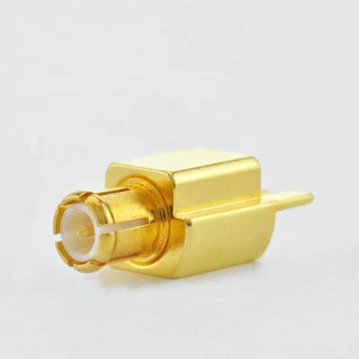 China RF 6GHz MCX Male PCB Mount Connector mcx Straight PCB Socket for sale