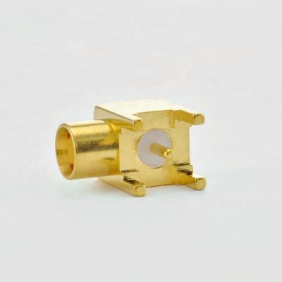 China Right Angle Female MCX Connector PCB Mount MCX PCB Jack Connector 30-12-5L2-027 for sale