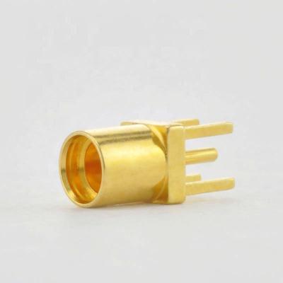 China RF 6GHz MMCX Female Connector PCB Blund Post MMCX PCB Blund for sale