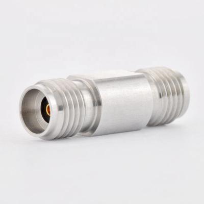 China RF SMA Female to 2.92mm Test Female Adapter, DC to 27GHz, Stainless Steel Materials for sale