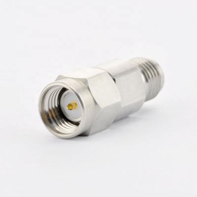 China 2.92mm Female to Male SMA 27GHz 303 Precision Adapter DC to Stainless Steel P-SMAM-2.92F-157 for sale