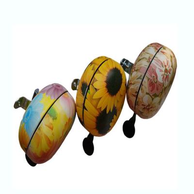 China Colorful Printed Steel Bell Relentless Bell Metal Bike Bell MTB Bike New Design Bicycle Cyling Handle Bar Bike for sale