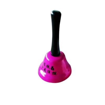 China Custom Cute Party High Quality Brand New Decoraive Toy Ring Logo Handle Desk Bell Call Bell for Hand Bell for sale