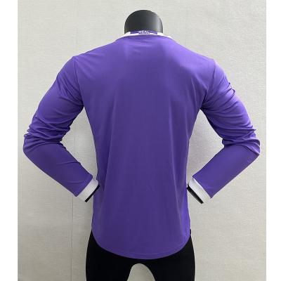 China Shirts & Tops Custom Logo Men Retro Soccer Jersey T-shirt Long Sleeve Soccer Jersey National Team Jersey Football Shirt for sale