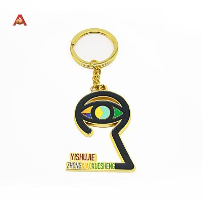 China Professional Custom Hot Selling Fashion Logo Souvenir Hard Zinc Alloy Metal Key Chain for sale