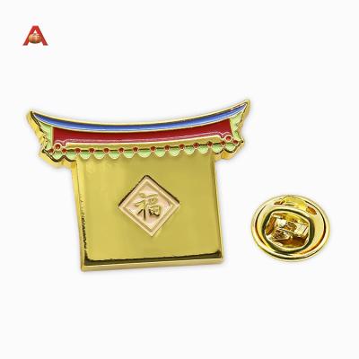 China Fashion Professional Custom Design Craft Badge China Supplier Souvenir Metal Pin Zinc Alloy Pin Badge for sale