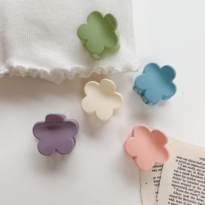 China Purecolor flower hair clip girl hair clip small updo head clip japanese and korean hair tie hair claw accessories acce haird hair clip for sale