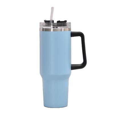 China Sustainable Business Car Coffee Mug With Straw 20 Ounce Tumbler 304 Stainless Steel Travel Mugs Vacuum Mug for sale