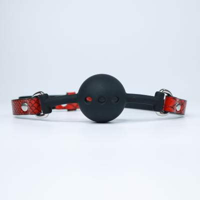 China 7pcs Wholesale New And Customized PU BDSM Bondage Set Ball Gag SM Play Game Gag For Adults for sale