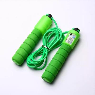 China Digital Count Digital Jump Rope Sponge Handle Kids Speed ​​Skipping Rope With Counter for sale