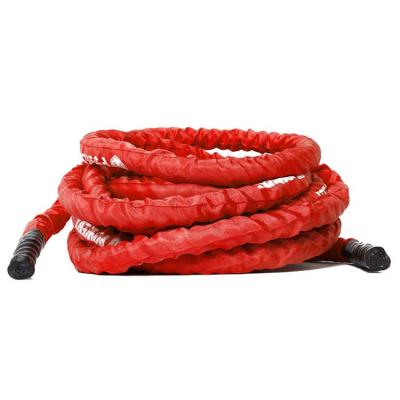 China New Design Fitness Exerice Gym Battle Battle Rope High Quality Red 38mm Nylon Heavy Rope for sale