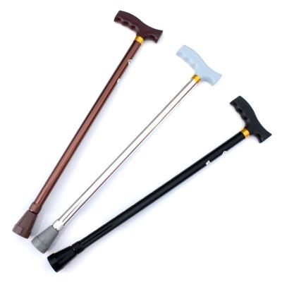 China Outdoor Sports High Quality Safe Aluminum Walking Stick 65-95cm Poles Hiking Folding Lightweight Folding for sale