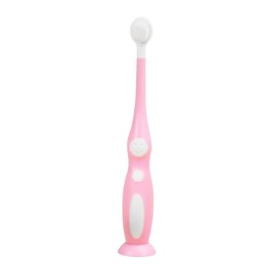 China Factory direct sales curvature toothbrush home texture 2022 child Wanmao pink blue toothbrush arbitrarily for sale