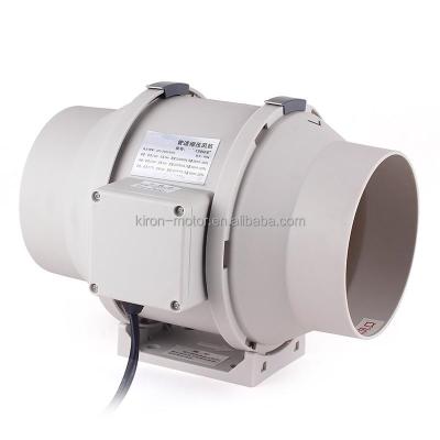 China Exhaust Ventilation 125 Diagonal Flow Line Booster Inline Exhaust Fan for sale