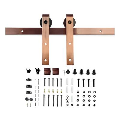 China Sliding Industrial Sliding Barn Door Kit Set for Wooden Doors for sale