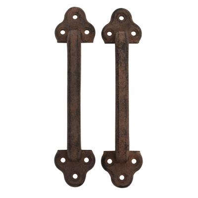 China Sliding Door Iron Pull Handle for Rustic Style 2 Door Set for Barn Doors for sale