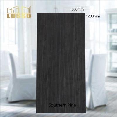 China Exterior LUSSO Pine Black 600x1200 Tile 20mm Thickness Porcelain South Classic Ceramic Acid Resistant Sandstone 20mm Thickness For Balcony for sale