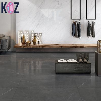 China Acid Resistant Restaurant Floor Mono Body Full Black Polished China Porcelain Tile Supplier for sale