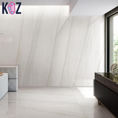 China Marble Porcelain Bathroom Tiles Durable 1200*2700mm Rustic White Polished Homogeneous Floor Tiles for sale