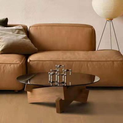 China Other Beautiful Elegant Mirrored Glass Table Round Shape Home Furniture Table For Living Room for sale