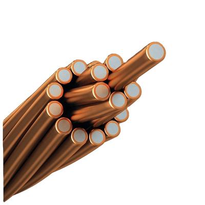 China Construction High Strength Hard Pulled Conductivity 30% IACS Bare Solid Copper Conductor for sale