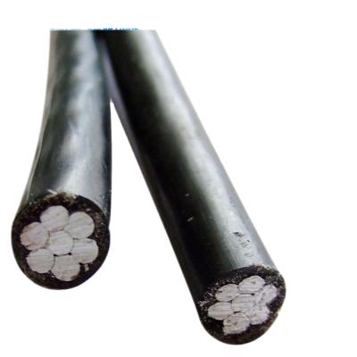 China Low Voltage 0.6/1kv Aerial ABC Cable A.W.G. Aluminum Aerial Bundle Cable of aerial cable 2 without 1418 for sale