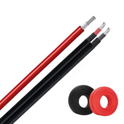 China Solar PV System 90 Degree XLPE 600/1000V PV Cable 6mm Solar Cable 4mm For Outdoor Photovoltaic Installation for sale