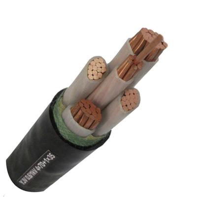 China Power plant double pvc insulated power cable 1-5 core pvx/xlpe insulation aluminum copper power cable for sale