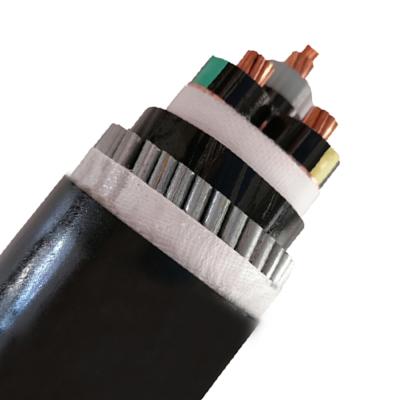 China Electrical Power 3*120 3*150 Low Voltage 0.6/1kv Steel Wire Core Armored Copper Transmission Overhead Power Cable for sale