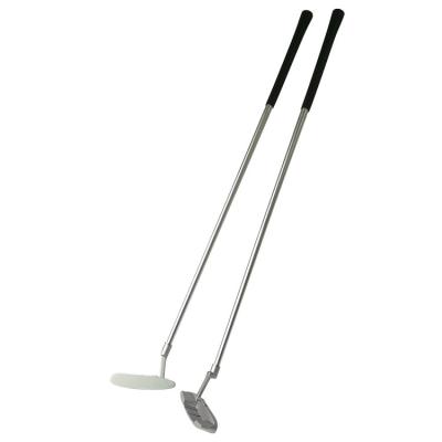 China New Arrival Aluminum Alloy Three-Section Putter Golf Practice Putter Alloy Left And Right Dual Sided Portable Detachable Aluminum Putter for sale