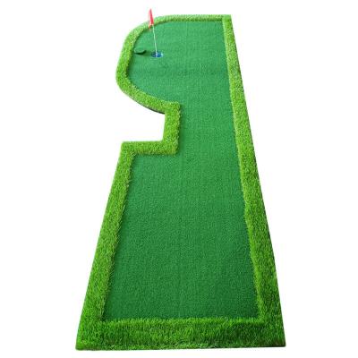 China Golf Practice Ranges Putting Green Newcomers Six Styles Large Area Golf Indoor Practice Greens Artificial Grass Putter for sale