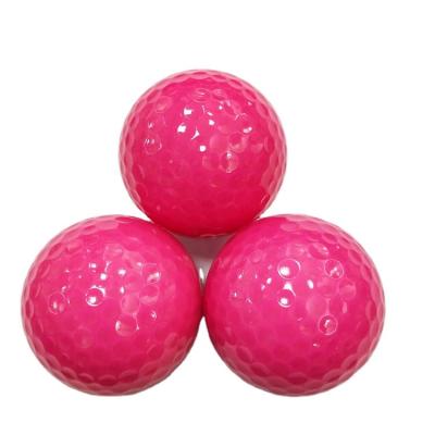 China Rubber + Surlyn 4 Colors Pack 2 Layer Soft Golf Color Gift Hot Selling Custom Translucent Golf for sale