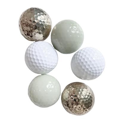 China Rubber+Surlyn 12 pieces of factory price high quality premium OEM gift box 4 layer golf ball surlyn material dimple 392/332 for competition for sale