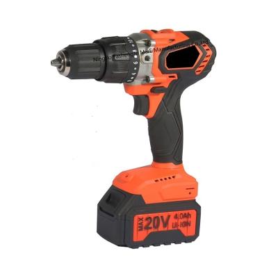 China Industry Produce Rechargeable Cordless Screwdriver Cordless Driver Drill 20V Electric Drill for sale