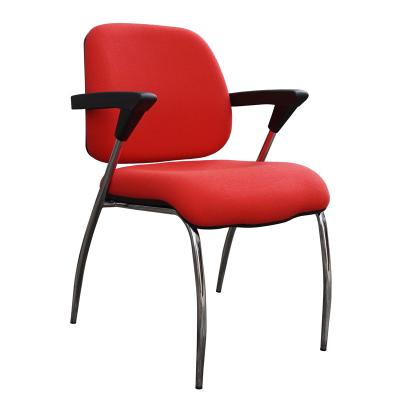 China Metal Revolving Frame Upholstered Back And Seat Office Chair Conference Room Chair for sale