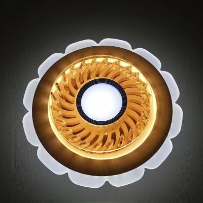 China The new model outdoor mounted 200mm leaded crystal spot light ceiling panel lamp down light for sale