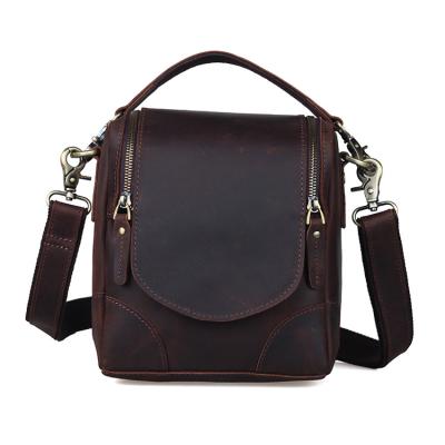 China High Quality Tiding Vintage Style Travel Camera Shoulder Bag DSLR Genuine Leather Leather Cross - Body Camera Bag for sale