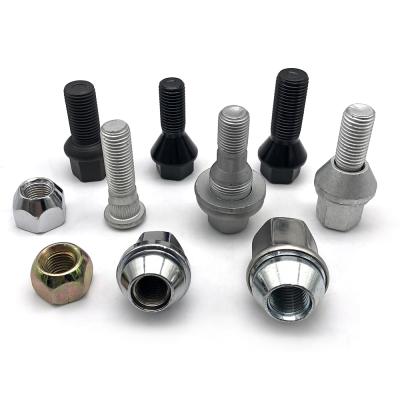 China Wholesale China CNC Car Automotive Part Anti Theft M7 M8 M12 M14 gr5 Heavy Duty Truck Hub Hub Nuts And Custom Titanium Wheel Machining And Milling Bolts for sale